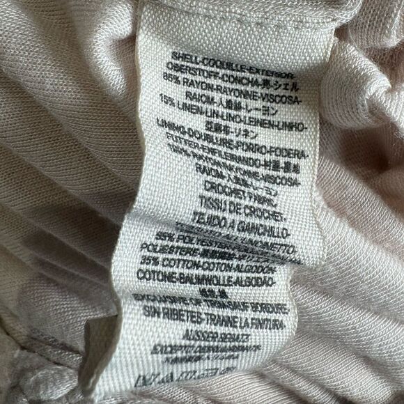 Free People ivory cross rope detail backless asymmetrical midi dress size small - Picture 12 of 12